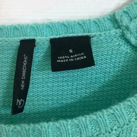 New Directions Green Sweater Size Small - Picture 6 of 8